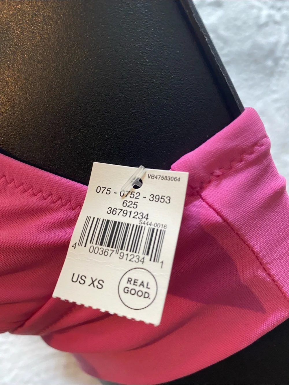 aerie  Mix and Match Pink Ruffle V-Neck Bikini Top XS